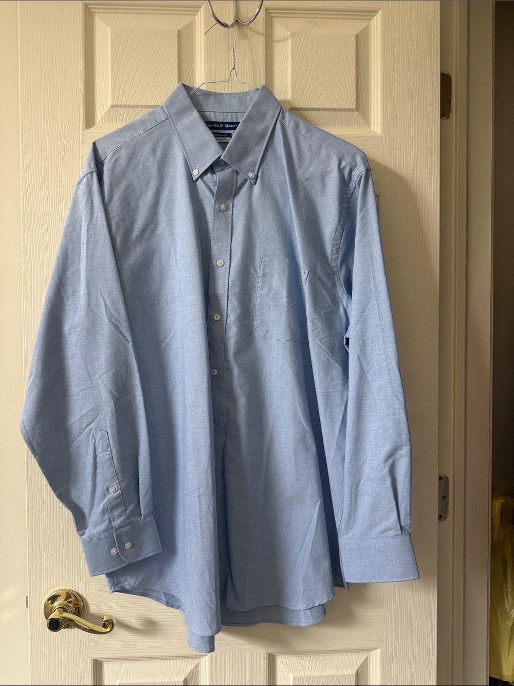 Preswick & Moore Light Blue Oxford Button-Down Dress Shirt